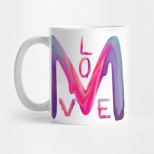 Love -Black background Mug